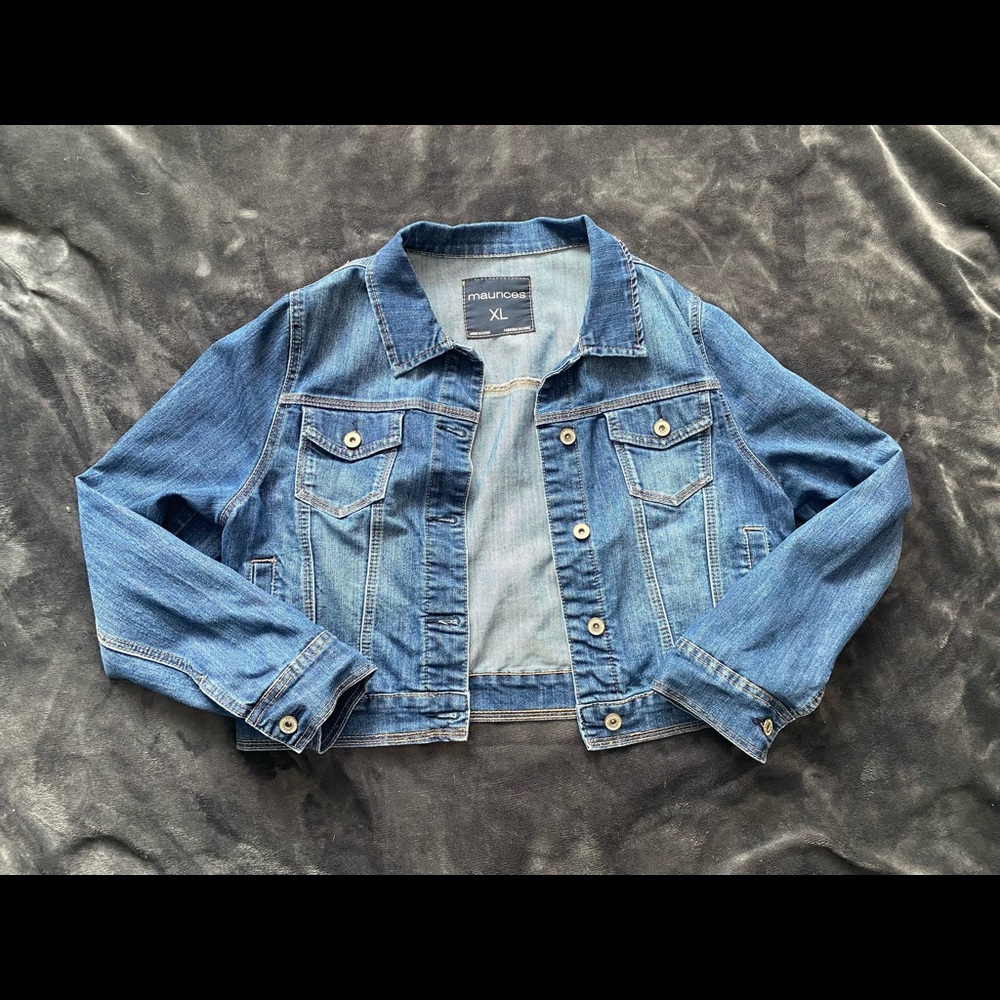 Maurice’s cropped denim jacket